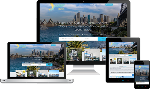 Sydney Tourism displayed beautifully on multiple devices